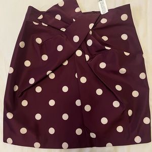 ZARA polka dot mini skirt size small
